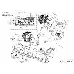 SILENCIEUX D'ÉCHAPPEMENT 751-12647 ORIGINAL MTD | NewgardenParts.com