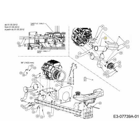 Auspuffschalldämpfer 751-12647 Original MTD | NewgardenParts.com