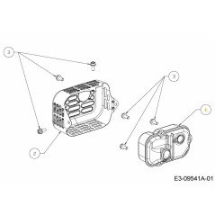 MUFFLER 751-15131 ORIGINAL MTD | NewgardenParts.com