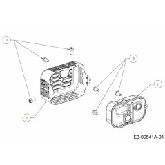 Hitzeschutzblech 751-15133 Original MTD | NewgardenParts.com