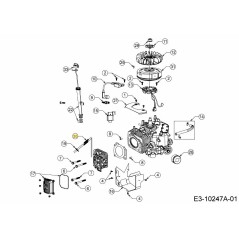 KIT DE ESPÁRRAGOS DE SILENCIADOR 8X47 751-14464 ORIGINAL MTD | NewgardenParts.com
