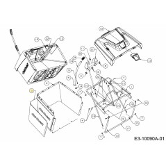 BLOC POUSSIÈRE : 360 L : CUB 664-05107 ORIGINAL MTD | NewgardenParts.com