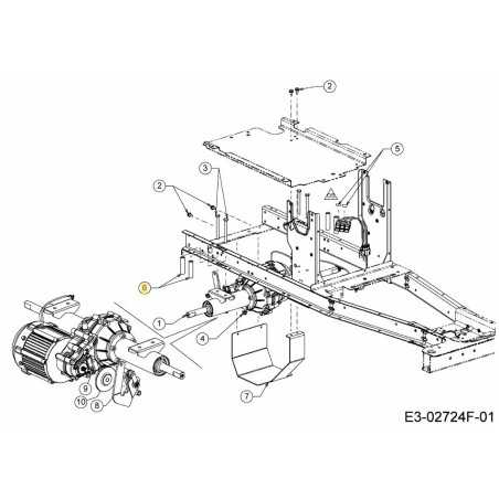 SPACER .35X.55X2.345 750-06788 ORIGINAL MTD | NewgardenParts.com