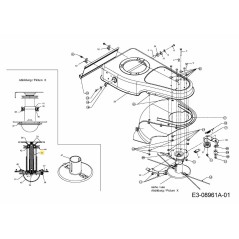 Polea espaciadora 750-1279 ORIGINAL MTD | NewgardenParts.com