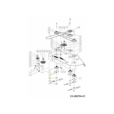 SPACER BLACE SPINDLE 750-05617 ORIGINAL MTD | NewgardenParts.com