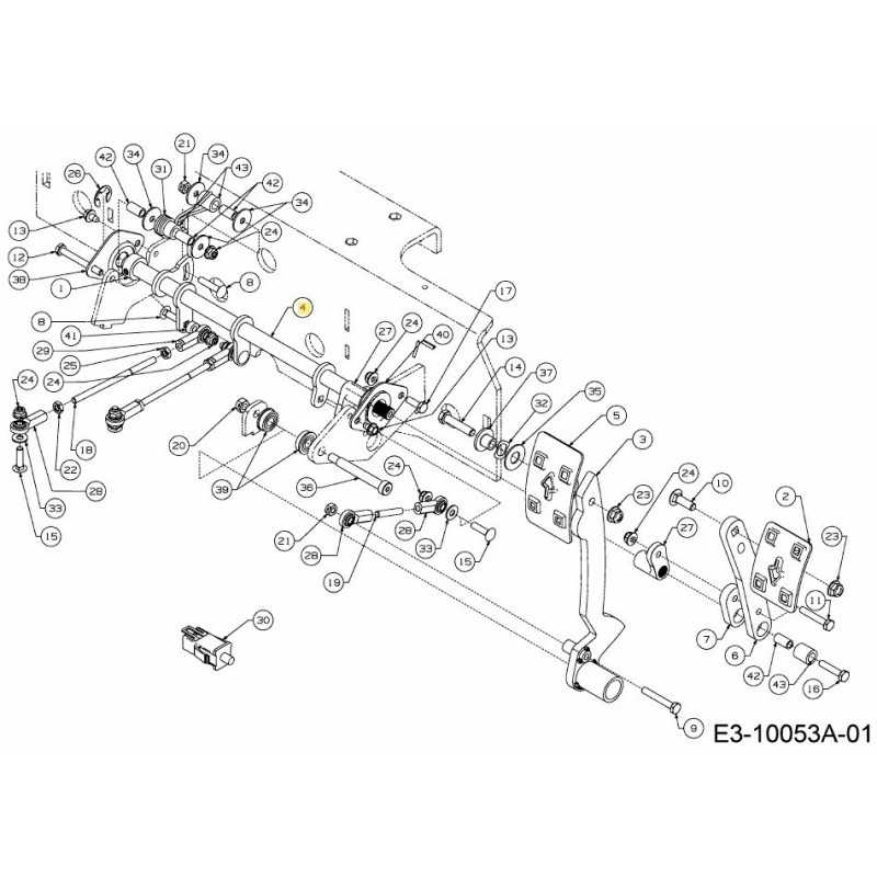 BRAS DE CONTRÔLE DE VITESSE ASM 680-00446 ORIGINAL MTD