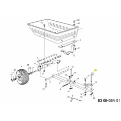 PERNO A FORCELLA AF-23353 ORIGINALE MTD | NewgardenParts.com