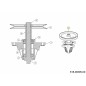 Spindelblatt mit Riemenscheibe 618-09395 Original MTD
