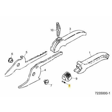 BOULON À TUBLER 7235201 ORIGINAL MTD | NewgardenParts.com