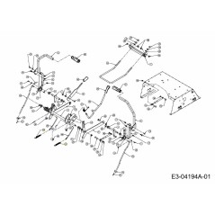 Federbremsstange 732-04432 Original MTD