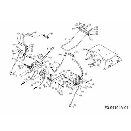 ASTA FRENO A MOLLA 732-04432 ORIGINALE MTD | NewgardenParts.com