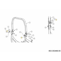 Federdämpfer 732-07546 Original MTD | NewgardenParts.com