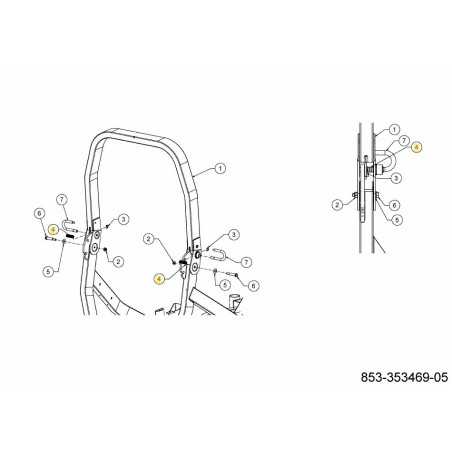 AMORTISSEUR À RESSORT 732-07546 ORIGINAL MTD | NewgardenParts.com