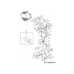 TENSIONE DEL FRENO A MOLLA 092.66.032 ORIGINALE MTD | NewgardenParts.com