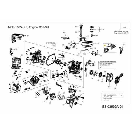 DÉMARREUR ÉLECTRIQUE 751-10688 ORIGINAL MTD | NewgardenParts.com