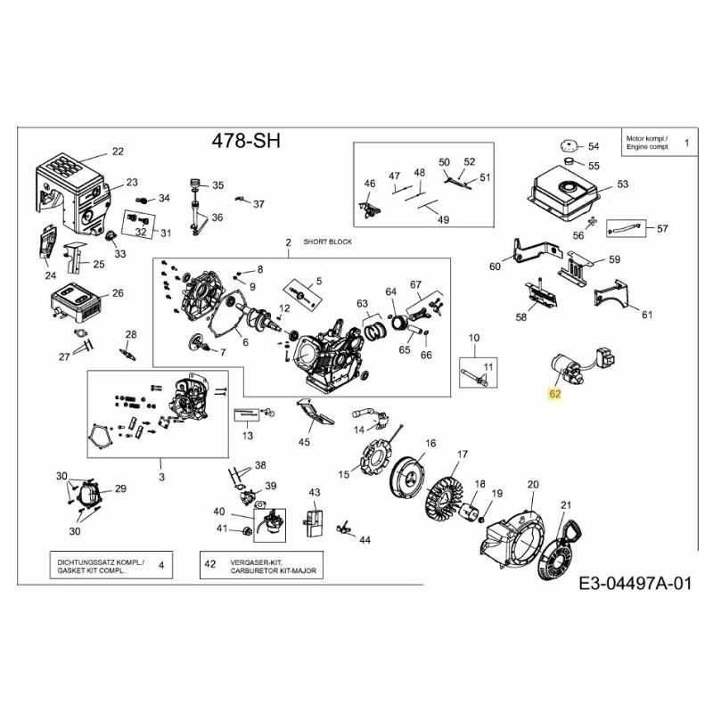 DÉMARREUR ÉLECTRIQUE 751-12303 ORIGINAL MTD