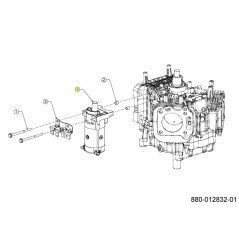 DÉMARREUR ÉLECTRIQUE 751-21489 ORIGINAL MTD | NewgardenParts.com