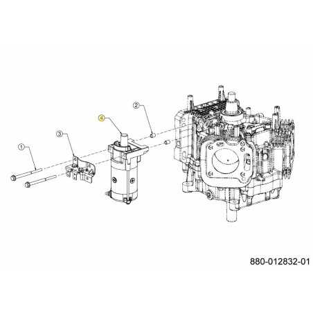 DÉMARREUR ÉLECTRIQUE 751-21489 ORIGINAL MTD | NewgardenParts.com