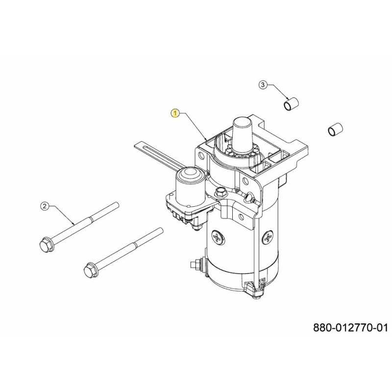 DÉMARREUR ÉLECTRIQUE 651-08636 ORIGINAL MTD