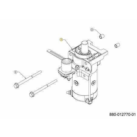 DÉMARREUR ÉLECTRIQUE 651-08636 ORIGINAL MTD | NewgardenParts.com