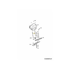 Perno de soporte 4001174 ORIGINAL MTD | NewgardenParts.com