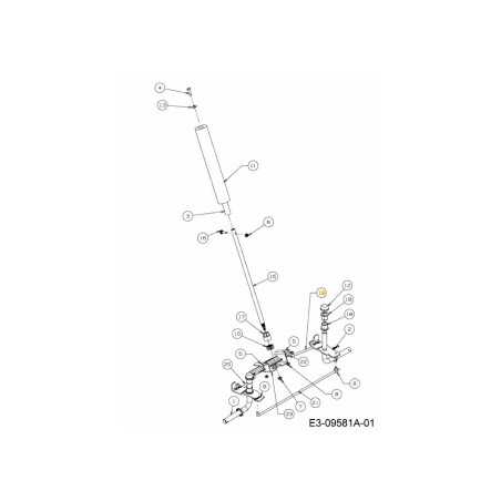 BIELLE DE DIRECTION GAUCHE 747-05514 ORIGINALE MTD | NewgardenParts.com