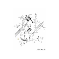 DIRECTION GAUCHE 747-05424A ORIGINAL MTD | NewgardenParts.com