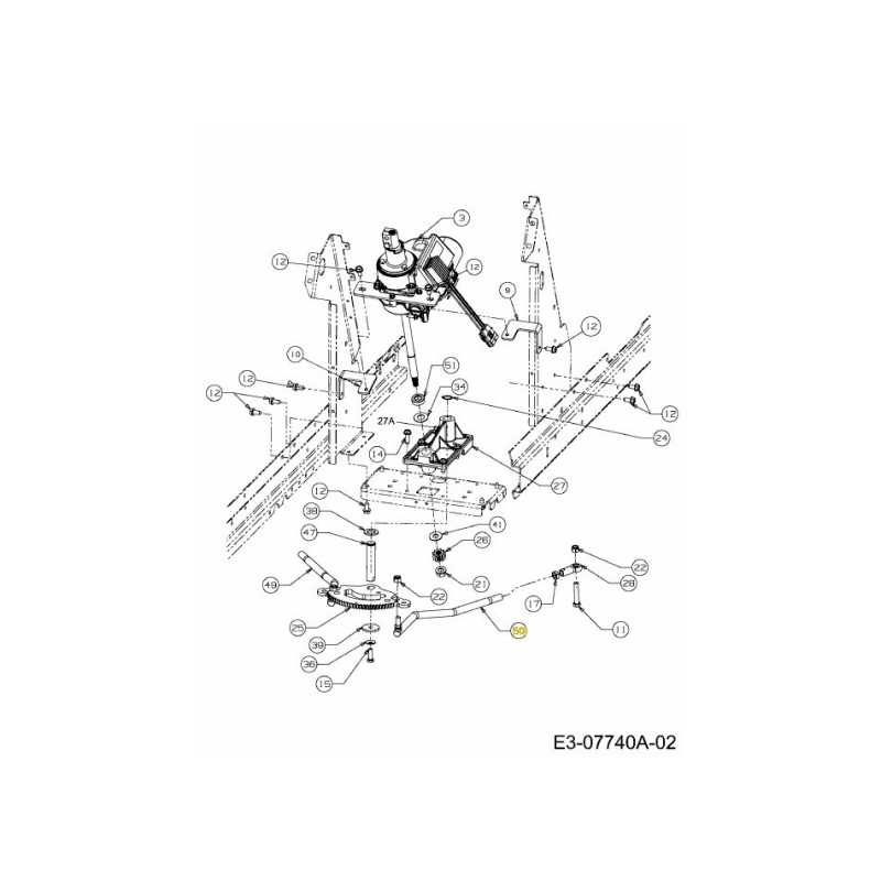 DIRECTION DROIT 747-05425A ORIGINAL MTD