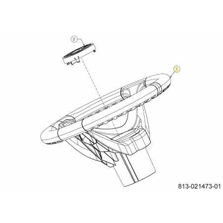 3-Speichen-Lenkrad 631-06859A Original MTD | NewgardenParts.com