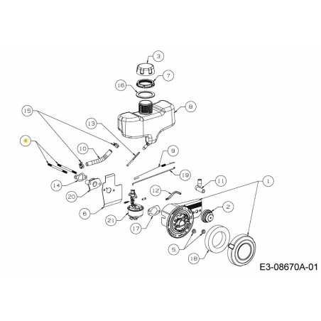 PERNO CARBURATORE 710-06205 ORIGINALE MTD | NewgardenParts.com