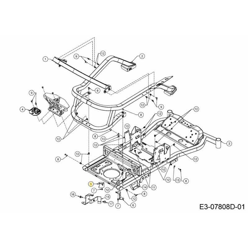 SUPPORT DE TRANSMISSION LH 703-21464637 D'ORIGINE MTD