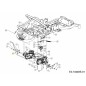 TIGE DE SUPPORT 738-05314 ORIGINALE MTD
