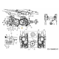 Stützrohr 750-07350 Original MTD