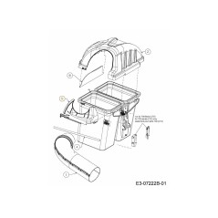 SUPPORTO-SCIVOLO SUPERIORE 731-06497 ORIGINALE MTD | NewgardenParts.com