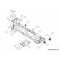 VASSOIO BATTERIA ROD ASM 783-08567637 ORIGINALE MTD