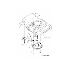 SUPPORTO MOTORE, NERO 731-06164 ORIGINALE MTD | NewgardenParts.com