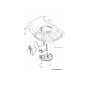 SUPPORTO MOTORE, NERO 731-06164 ORIGINALE MTD