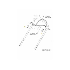SUPP CAUZIONE 731-08257 ORIGINALE MTD