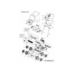 SW ASM TOSATRICE TIPO SSB6S/UTILI 625-05037 ORIGINALE MTD | NewgardenParts.com