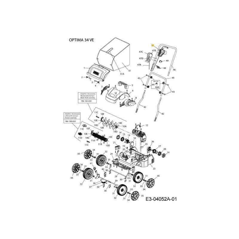 SW ASM:MOWER:TYPE SSB6S/OUTILS 625-05037 ORIGINAL MTD