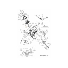 INTERRUPTOR DE BOCINA 725-04014 ORIGINAL MTD | NewgardenParts.com