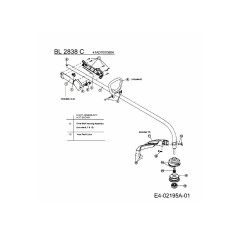Interrupteur marche/arrêt Cultv/Bordure 791-182673 Original MTD