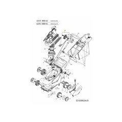 UNITÉ DE PRISE-INTERRUPTEUR 092.61.226 ORIGINALE MTD