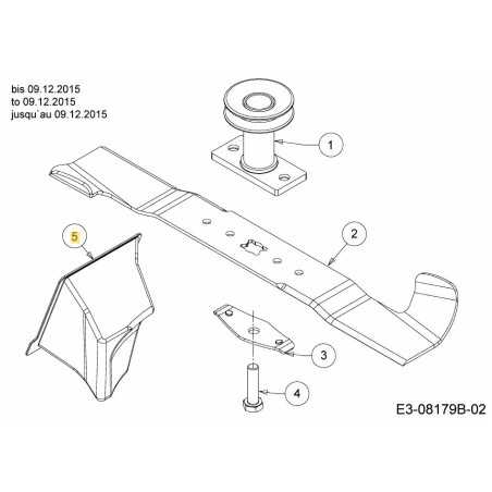 TAPPO PACCIAMATURA 42/46 CM 731-09211 ORIGINALE MTD | NewgardenParts.com