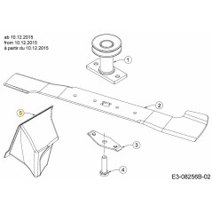 TAPPO PACCIAME 53 CM 731-09208 ORIGINALE MTD | NewgardenParts.com