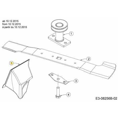 TAPPO PACCIAME 53 CM 731-09208 ORIGINALE MTD | NewgardenParts.com