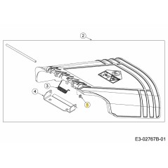 TAPA DE EMPUJE 726-04009 ORIGINAL MTD | NewgardenParts.com