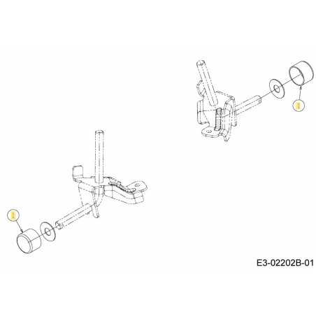 TAPPO PARAURTI 731-05674 ORIGINALE MTD | NewgardenParts.com