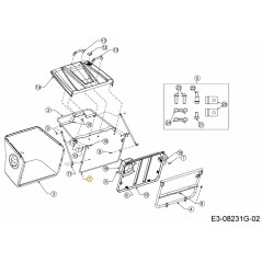 TUBO ASM RACCOGLIERBA ANTERIORE 647-05019637 ORIGINALE MTD | NewgardenParts.com