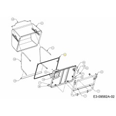 TUBO ASM RACCOGLIERBA ANTERIORE 649-05000637 ORIGINALE MTD | NewgardenParts.com